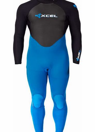 Xcel Mens Xcel Xplorer 3/2mm Offset Back Zip Wetsuit