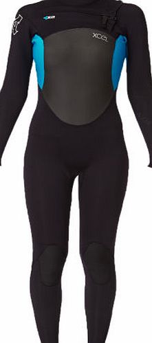 Xcel Womens 3/2 Axis X2 Chest Zip Wetsuit - Sky