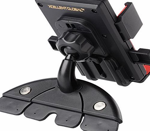 Universal Smartphone Car CD Slot Mount Holder Cradle Stand for iPhone 6/ 6+ Samsung Galaxy S5/S4/S3 Note 2/3/4 (holds mobile devices without case from 60mm to 90mm wide) M-CA011