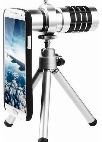 Phone Camera Lens 12X + Tripod + Case for Samsung Galaxy S4 SIV GT-i9500 DC321
