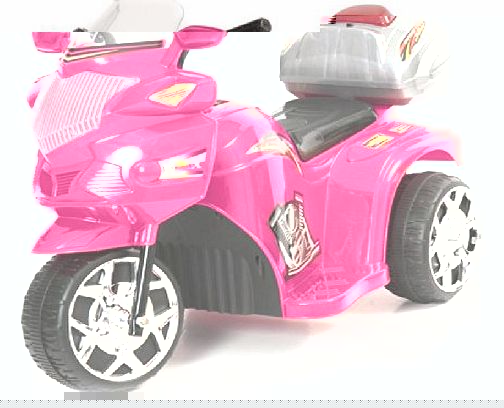 Xenta Pink 6V Ride On Police Trike