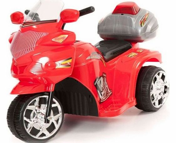 Xenta Red 6V Ride On Police Trike