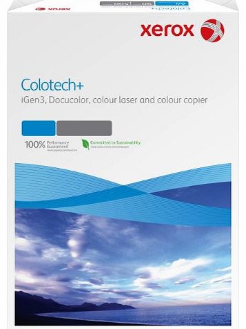 Colour Tech 003R95838 Premium Colour Laser Printer Paper / Printer Paper / Colour Photocopier Paper / SRA3 90 g/m Pack of 500 Sheets White