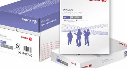 Premier 003R98694 Universal Paper for Photocopiers and Printers / DIN A4 / 80 g/m / 2,500 Sheets / Box of 5 Packs Containing 500 Sheets Each / White