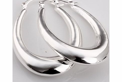 New Fashion Jewelry Classic 925 Women Big Drop solid Silver Earrings + velvet pouch