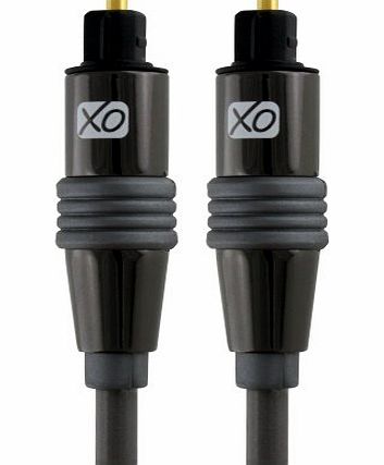 XO Digital Optical Cable 1m / 1 Metre Premium Install Series - suitable for PS3, Sky, Sky HD, LCD, LED, Plasma, Blu-ray, Home Cinema Systems, AV Amps