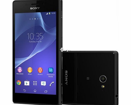 Sony Xperia M2 black Android smartphone on EE pay as you go