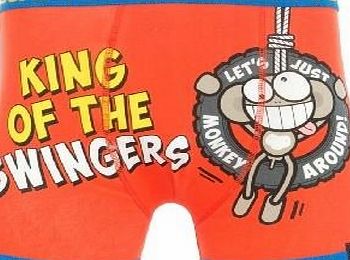 Xplicit Mens Xplicit King Of The Swingers Boxer Shorts (XLarge, Orange)