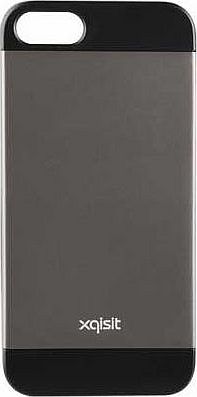 Xqisit iPlate Metal for iPhone 5S - Grey/Black