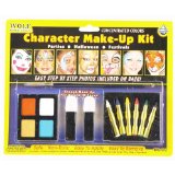 Wolfe Fancy Dress Professional Face Painting Makeup Kit