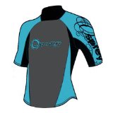 xs-stock Ladies OSX Osprey Wetsuit Rash Vest Grey / Sky M