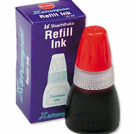 Xstamper Refill Ink 10ml Bottle Red Ref CS102