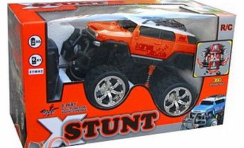 XStunt King Radio Controlled 1/14 Scale R/C Stunt Jeep inc Controller - Red