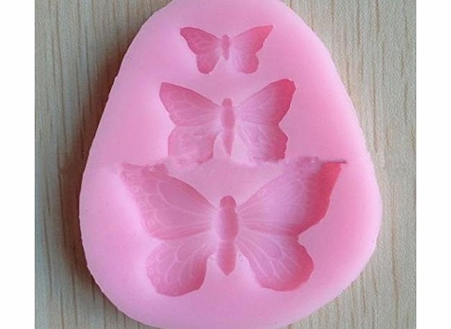 XT-XINTE XINTE Silicone Cake Mould Small butterfly Model Handmade Chocolate Mold Baking Equipment