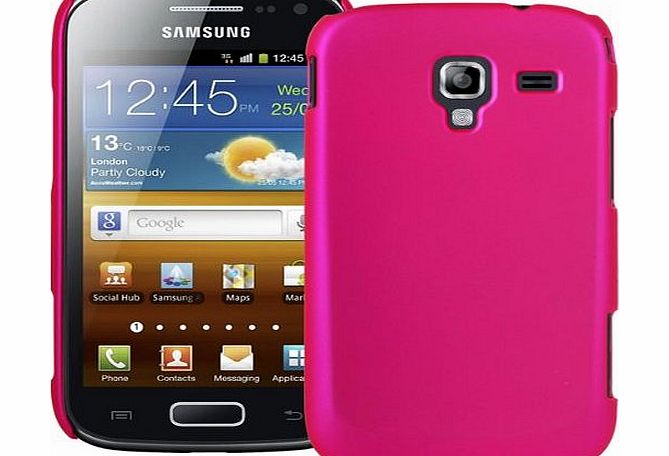 Pink Hybrid XYLO-ARMOUR Hard Back Cover / Case / Skin for the Samsung Galaxy Ace 2 i8160 Mobile Phone.