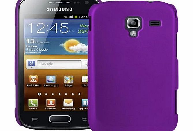 Xylo Purple Hybrid XYLO-ARMOUR Hard Back Cover / Case / Skin for the Samsung Galaxy Ace 2 i8160 Mobile Phone.