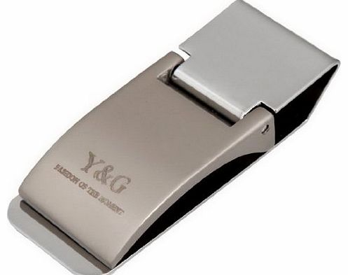 MC1039 Young Fashion Pearl Black Slim Money Clip Wedding Mens Gift Stainless Sreel Money Clip Elegant Gift Idea By Y&G