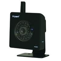 Y-Cam Black IP Camera Wifi Infra Red