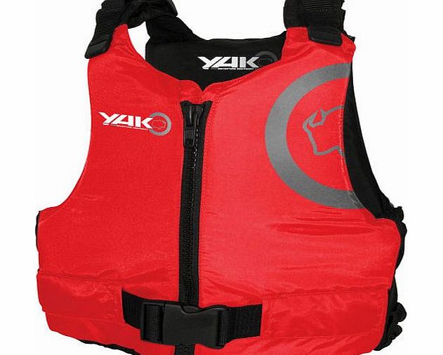 Yak Mens Yak Blaze Chest Zip Buoyancy Aid - Red
