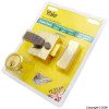 Yale 40mm Brass Plated Manual Deadlocking Front