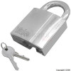 Yale 57mm Stainless Steel Padlock With 2 Keys