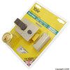 Yale 60mm Brass Plated Manual Deadlocking Front