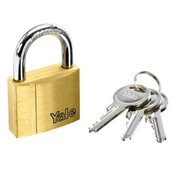 Yale Brass Open Shackle Padlock 40mm