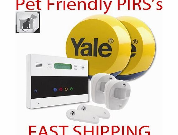Yale Easy Fit Premium Pet Friendly Telecommunicating Alarm EF-KIT2 Wireless Wirefree