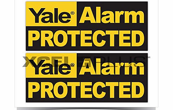 Yale HSA3000 Window Security ``Yale Alarm Protected`` Stickers