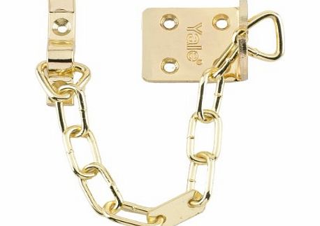 Yale Locks WS6 Security Door Chain Electro Brass Finish