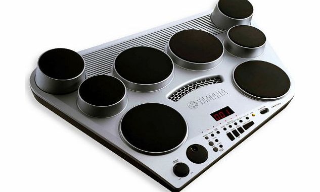YAMAHA DD65-K Digital Drum Machine with 8 touch sensitive drum pads and 2 foot pads.