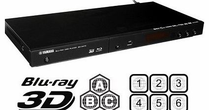 2013 YAMAHA 3D CODEFREE BD-S473 Blu-Ray Disc Player MultiZone Region Code Free DVD 012345678 PAL/NTSC Blu Ray Zone A/B/C. DivX XviD AVI and MKV Playback and Support. 100~240V 50/60Hz comes with EU &am