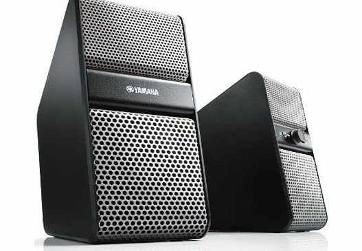 NX50 Powered Speakers with Auto Mix and Volume Control - Silver