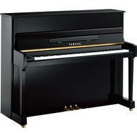 Yamaha P116 Upright Piano Black Polyester with