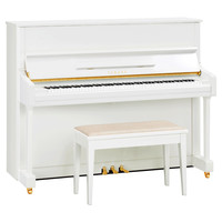 Yamaha P116 Upright Piano White Polyester with
