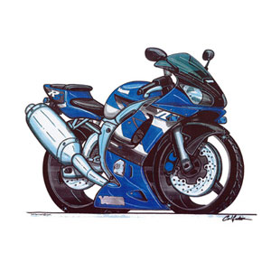 yamaha R6 - Blue T-shirt