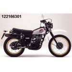 Yamaha XT500 1981 with Gold Wheels