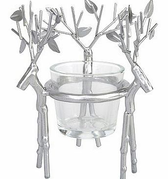 Yankee Candles Yankee Candle Votive Holder Silver Reindeer