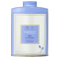Yardley Iris and Lavender Tinned Talcum Powder 200gr