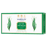 Yardley Lily of the Valley 3x100g Triple Pack Soaps