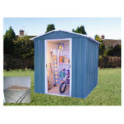 Yardmaster Titan Metal Apex Shed 6x8 with Floor
