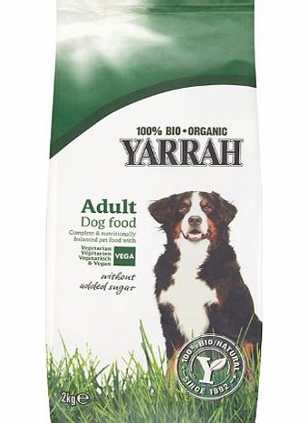 Yarrah Organic Vegetarian Dog Food 2 kg (Pack of 2)