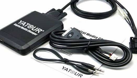 For Peugeot 207 307 308 407 Citroen C2 C3 C4 Car CD Digital Music changer Connector USB SD AUX IPOD/IPHONE MP3 Input 12 Pin interface + Bluetooth (Optional)