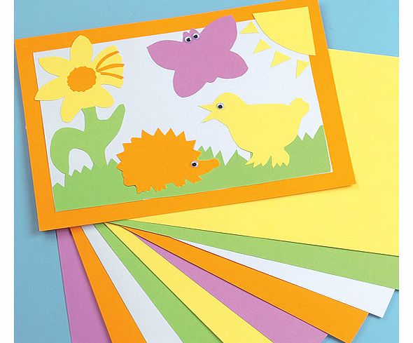 Yellow Moon A4 Bright Coloured Card - Pack of 50
