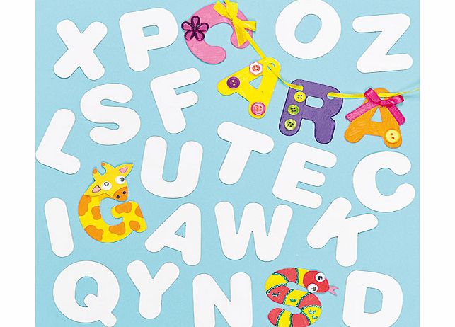 Yellow Moon Alphabet Card Shapes - Pack of 120