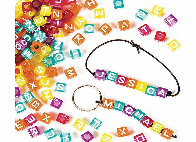 Alphabet Cube Beads - Pack of 450