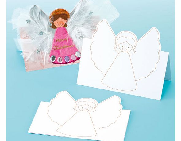 Yellow Moon Angel Pop-up Cards - Pack of 8