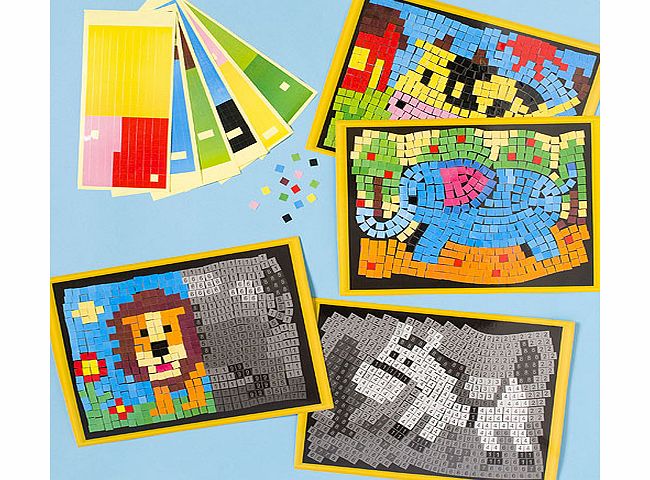 Animal Mosaic Masterpieces - Pack of 4