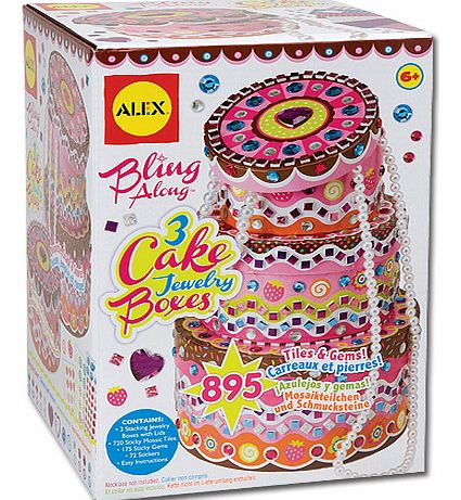 Yellow Moon Bling Along Cake Jewellery Boxes - Each