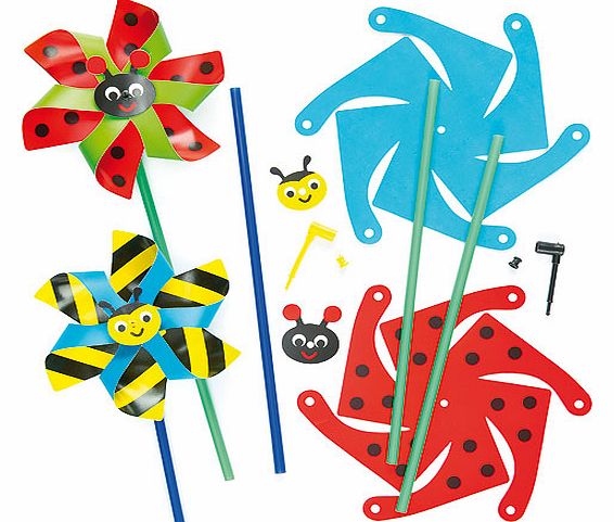 Bug Windmill Kits - Pack of 6